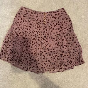 hayden girls purple cheetah skirt